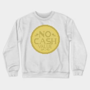 Arcade Token Pixel Art Crewneck Sweatshirt